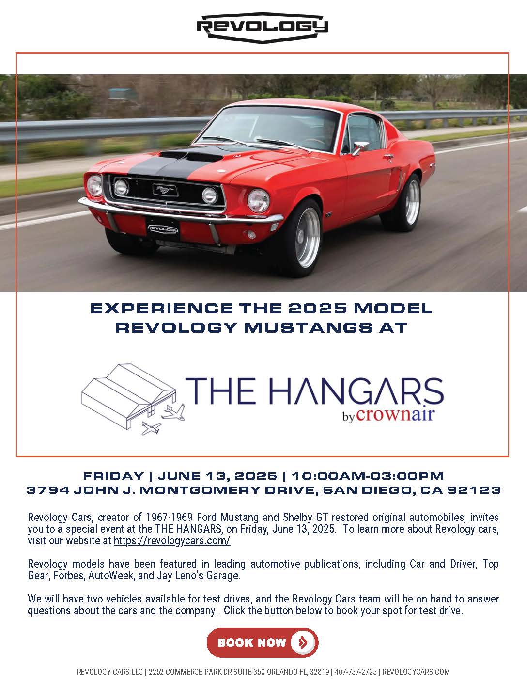 THE HANGARS TEST DRIVE